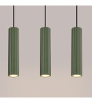 Sollux Lampa wisząca KARBON 3L zielona oliwka SL.1613 Sollux Lampa wisząca KARBON 3L zielona oliwka SL.1613