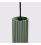 Sollux Lampa wisząca KARBON 3L zielona oliwka SL.1613 Sollux Lampa wisząca KARBON 3L zielona oliwka SL.1613