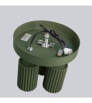 Sollux Plafon KARBON 3P zielony oliwkowy SL.1620 Sollux Plafon KARBON 3P zielony oliwkowy SL.1620