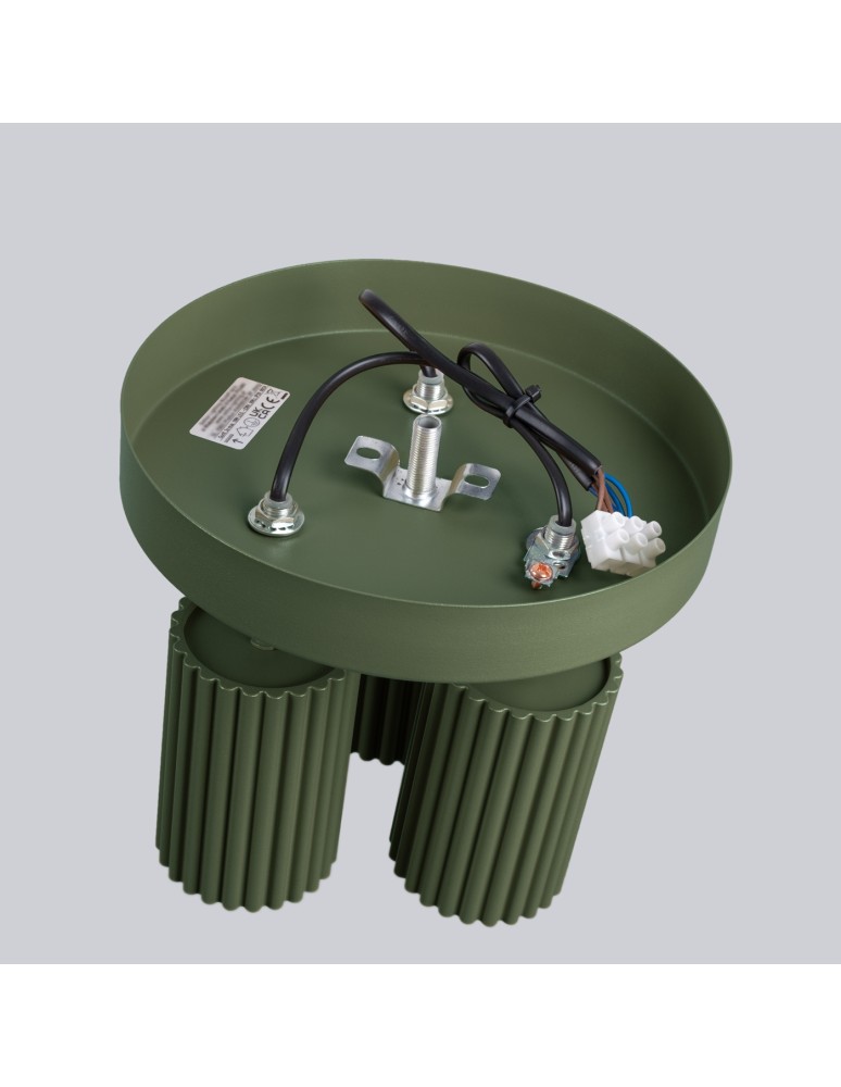 Sollux Plafon KARBON 3P zielony oliwkowy SL.1620 Sollux Plafon KARBON 3P zielony oliwkowy SL.1620