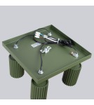 Lampy sufitowe regulowane - spoty - Sollux Plafon KARBON 4 zielony oliwkowy SL.1621 - product 6