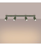 Sollux Plafon KARBON 4L zielony oliwkowy SL.1622 Sollux Plafon KARBON 4L zielony oliwkowy SL.1622