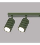 Lampy sufitowe regulowane - spoty - Sollux Plafon KARBON 6L zielony oliwkowy SL.1623 - product 6