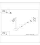 Sollux Lampa biurkowa KARBON zielona oliwka SL.1624 Sollux Lampa biurkowa KARBON zielona oliwka SL.1624