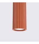 Sollux Lampa wisząca KARBON 1 ochra czerwona SL.1630 Sollux Lampa wisząca KARBON 1 ochra czerwona SL.1630