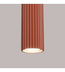 Sollux Lampa wisząca KARBON 1 ochra czerwona SL.1630 Sollux Lampa wisząca KARBON 1 ochra czerwona SL.1630