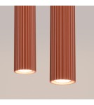 Sollux Lampa wisząca KARBON 2 ochra czerwona SL.1631 Sollux Lampa wisząca KARBON 2 ochra czerwona SL.1631