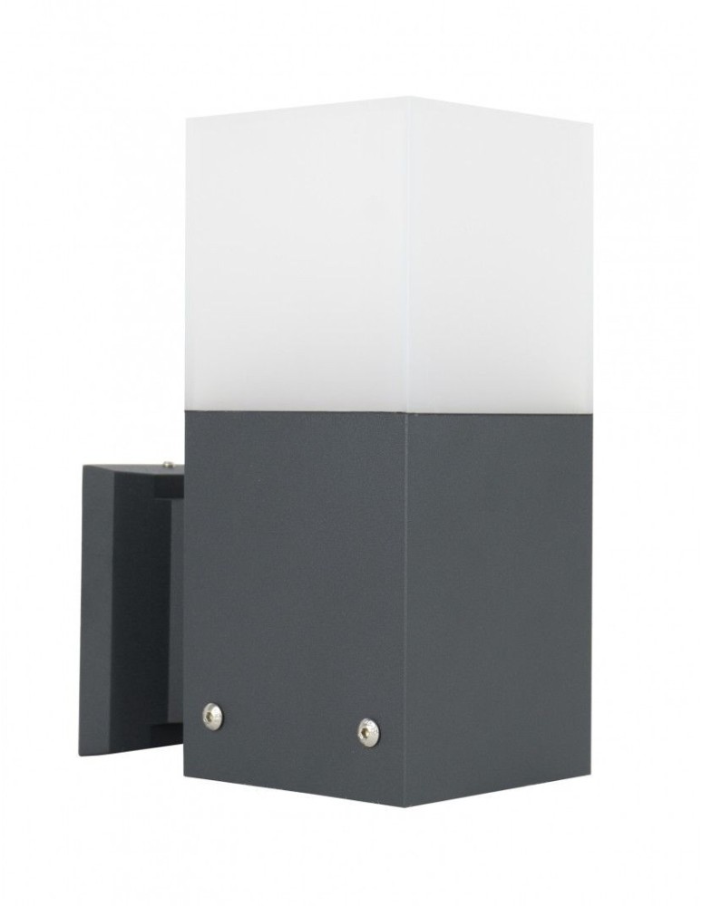Kinkiety zewnętrzne - SU-MA CUBE MAX 1x20W E27 230V Ciemny popiel CB-MAX K DG Kinkiet - produkt kolory-swiatla.pl 1