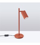 Sollux Lampa biurkowa KARBON ochra czerwona SL.1643 Sollux Lampa biurkowa KARBON ochra czerwona SL.1643