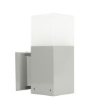 Kinkiety zewnętrzne - SU-MA CUBE 1x20W E27 230V Srebrny CB-K AL Kinkiet - produkt 1