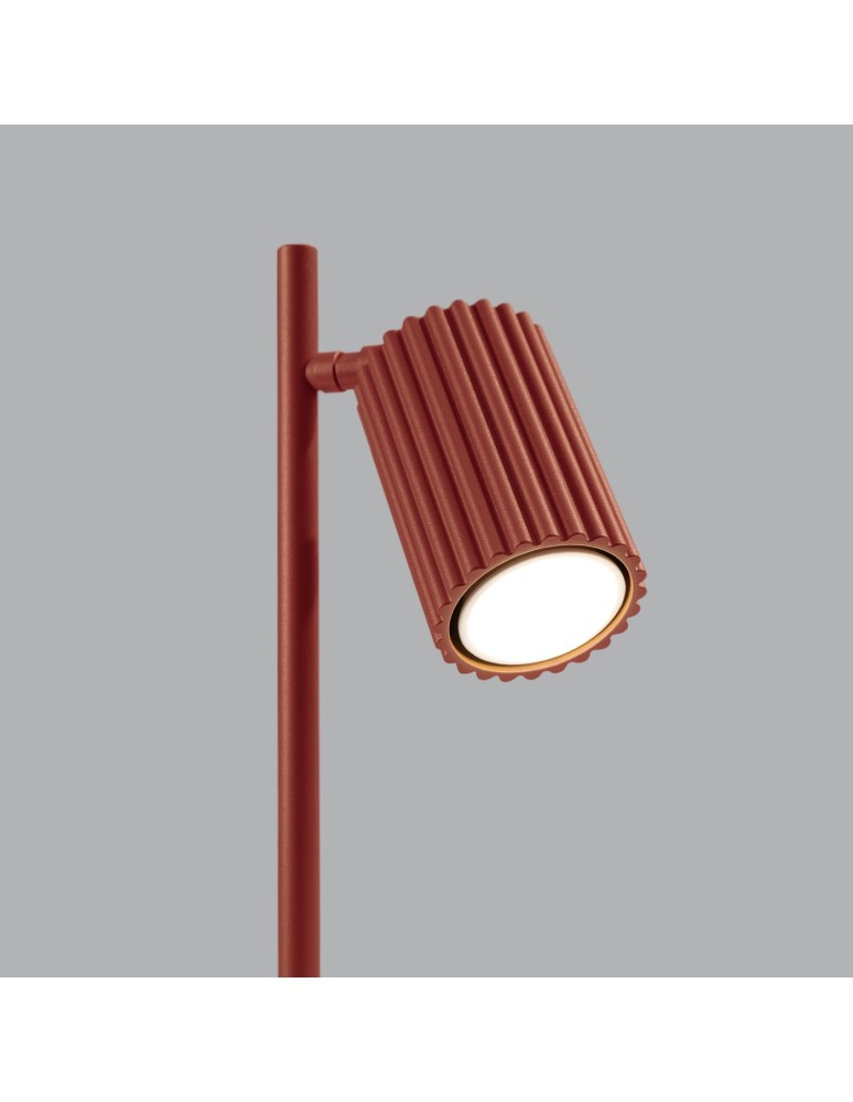 Sollux Lampa biurkowa KARBON ochra czerwona SL.1643 Sollux Lampa biurkowa KARBON ochra czerwona SL.1643