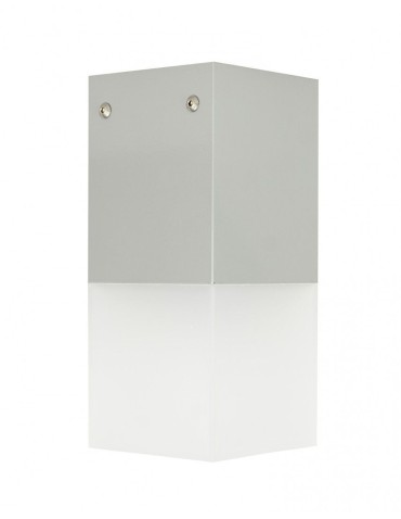 SU-MA CUBE MAX 1x20W E27 230V Srebrny CB-MAX S AL Plafon