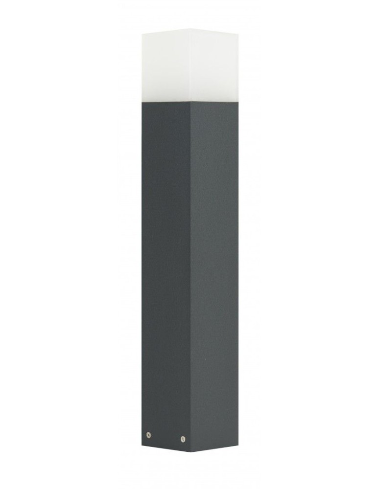 Lampy ogrodowe stojące - SU-MA CUBE 58cm 1x20W E27 230V Ciemny popiel CB-580 DG Stojąca - produkt kolory-swiatla.pl 1