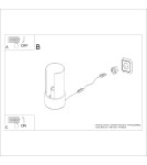 Sollux Lampa biurkowa FLASH biała SL.1675 Sollux Lampa biurkowa FLASH biała SL.1675