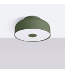 Lampy sufitowe okrągłe - Sollux Plafon OMIQ zielony oliwkowy SL.1680 - product 2