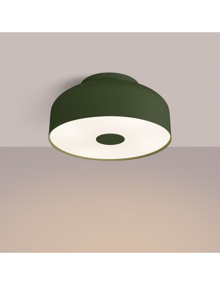 Sollux Plafon OMIQ zielony oliwkowy SL.1680