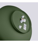 Lampy sufitowe okrągłe - Sollux Plafon OMIQ zielony oliwkowy SL.1680 - product 6