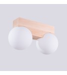 Lampy sufitowe drewniane - Sollux Plafon BULBO 2 naturalne drewno SL.1683 - product 8