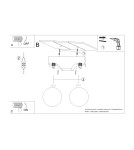 Lampy sufitowe drewniane - Sollux Plafon BULBO 2 naturalne drewno SL.1683 - product 10
