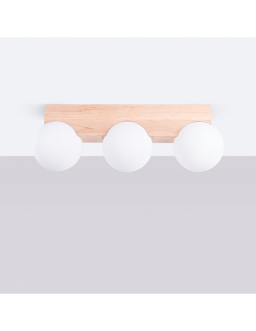 Sollux Plafon BULBO 3 naturalne drewno SL.1684 - product 2