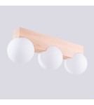 Sollux Plafon BULBO 3 naturalne drewno SL.1684 Sollux Plafon BULBO 3 naturalne drewno SL.1684