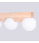 Lampy sufitowe drewniane - Sollux Plafon BULBO 4 naturalne drewno SL.1685 - product 5