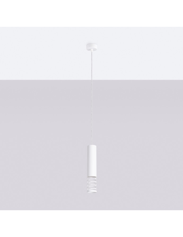 Sollux Lampa wisząca LAMI 1 biały SL.1686 Sollux Lampa wisząca LAMI 1 biały SL.1686