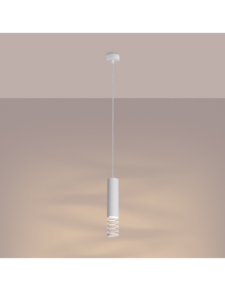 Sollux Lampa wisząca LAMI 1 biały SL.1686 Sollux Lampa wisząca LAMI 1 biały SL.1686