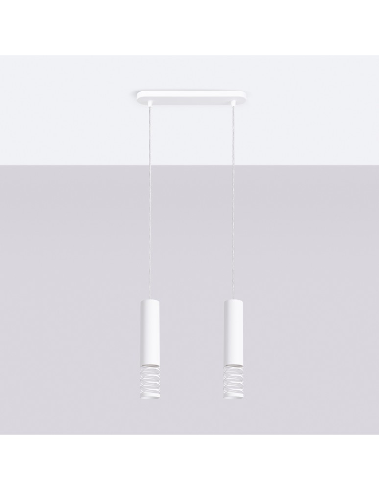 Sollux Lampa wisząca LAMI 2 biały SL.1687