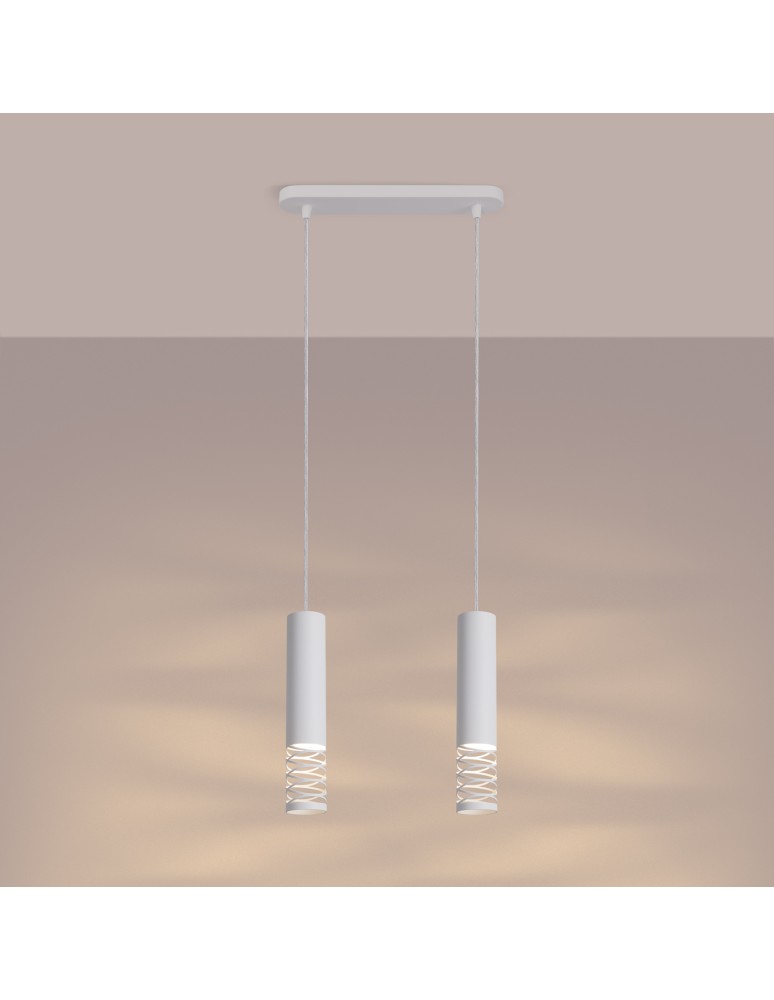Sollux Lampa wisząca LAMI 2 biały SL.1687