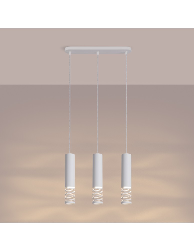 Sollux Lampa wisząca LAMI 3L biały SL.1688 Sollux Lampa wisząca LAMI 3L biały SL.1688