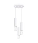 Lampy wiszące tuby - Sollux Lampa wisząca LAMI 3P biały SL.1689 - product 1