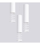 Lampy wiszące tuby - Sollux Lampa wisząca LAMI 3P biały SL.1689 - product 4