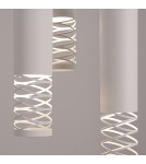 Lampy wiszące tuby - Sollux Lampa wisząca LAMI 3P biały SL.1689 - product 5