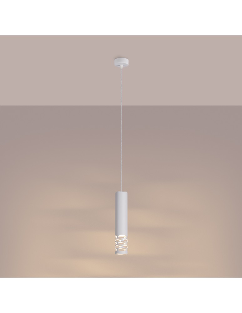 Sollux Lampa wisząca LIRO 1 biały SL.1691 Sollux Lampa wisząca LIRO 1 biały SL.1691