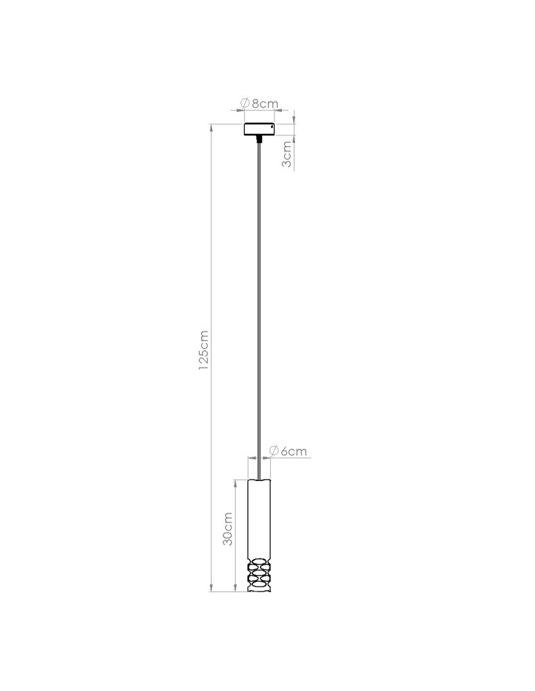 Sollux Lampa wisząca LIRO 1 biały SL.1691 Sollux Lampa wisząca LIRO 1 biały SL.1691