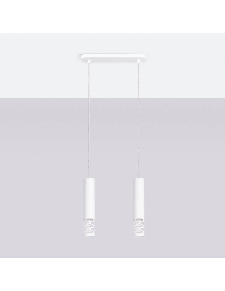 Sollux Lampa wisząca LIRO 2 biały SL.1692 Sollux Lampa wisząca LIRO 2 biały SL.1692