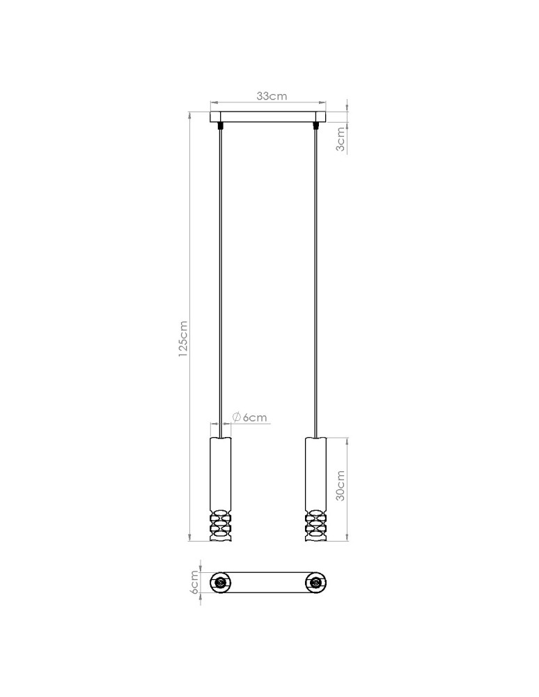 Sollux Lampa wisząca LIRO 2 biały SL.1692 Sollux Lampa wisząca LIRO 2 biały SL.1692