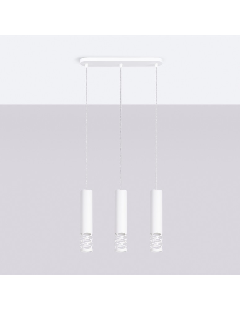 Sollux Lampa wisząca LIRO 3L biały SL.1693 Sollux Lampa wisząca LIRO 3L biały SL.1693