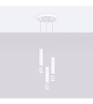 Sollux Lampa wisząca LIRO 3P biały SL.1694 Sollux Lampa wisząca LIRO 3P biały SL.1694