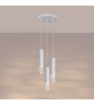 Sollux Lampa wisząca LIRO 3P biały SL.1694 Sollux Lampa wisząca LIRO 3P biały SL.1694