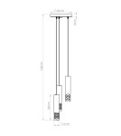 Sollux Lampa wisząca LIRO 3P biały SL.1694 Sollux Lampa wisząca LIRO 3P biały SL.1694