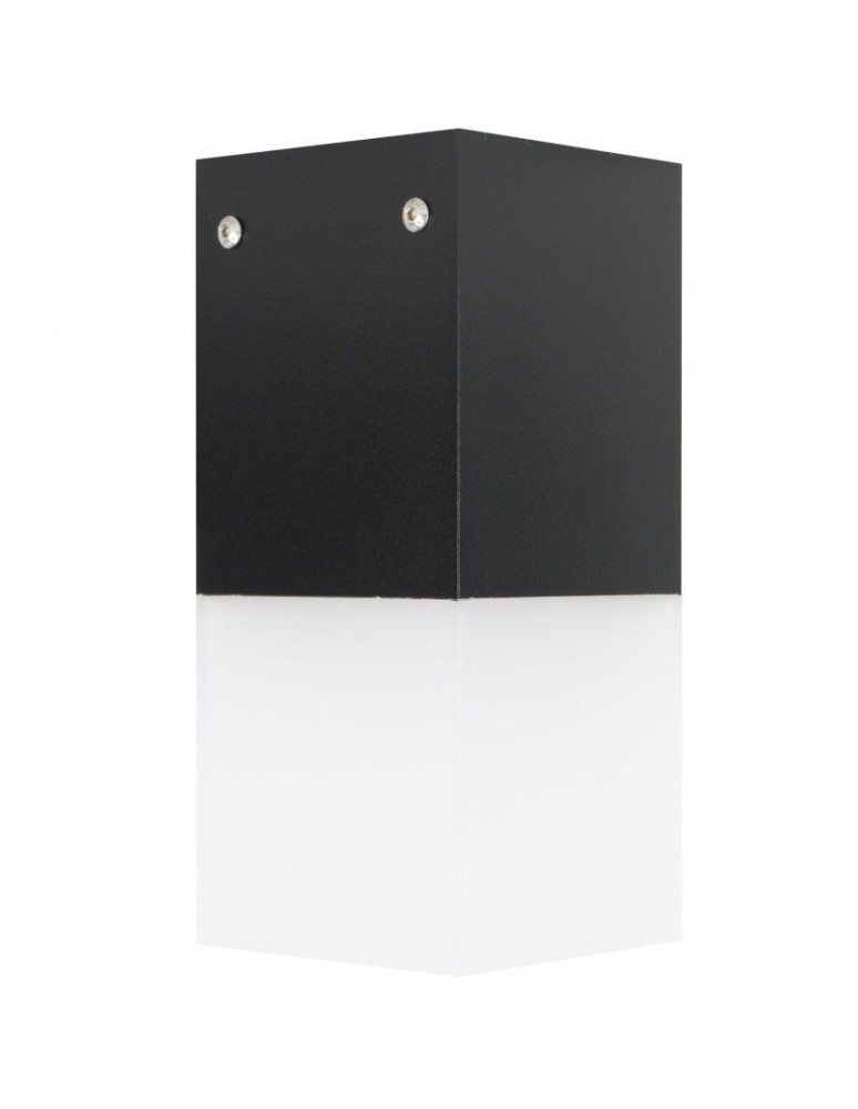 Lampy zewnętrzne sufitowe - SU-MA CUBE MAX 1x20W E27 230V Czarny CB-MAX S BL Plafon - produkt kolory-swiatla.pl 1