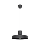 Lampy wiszące w stylu skandynawskim - Sollux Lampa wisząca BILO czarna SL.1703 - product 1