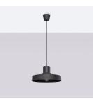Lampy wiszące w stylu skandynawskim - Sollux Lampa wisząca BILO czarna SL.1703 - product 2