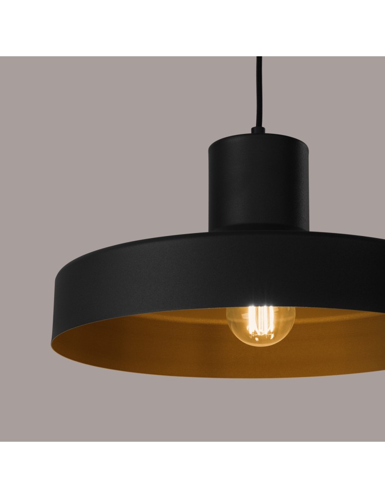 Sollux Lampa wisząca BILO czarna SL.1703