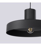 Lampy wiszące w stylu skandynawskim - Sollux Lampa wisząca BILO czarna SL.1703 - product 6