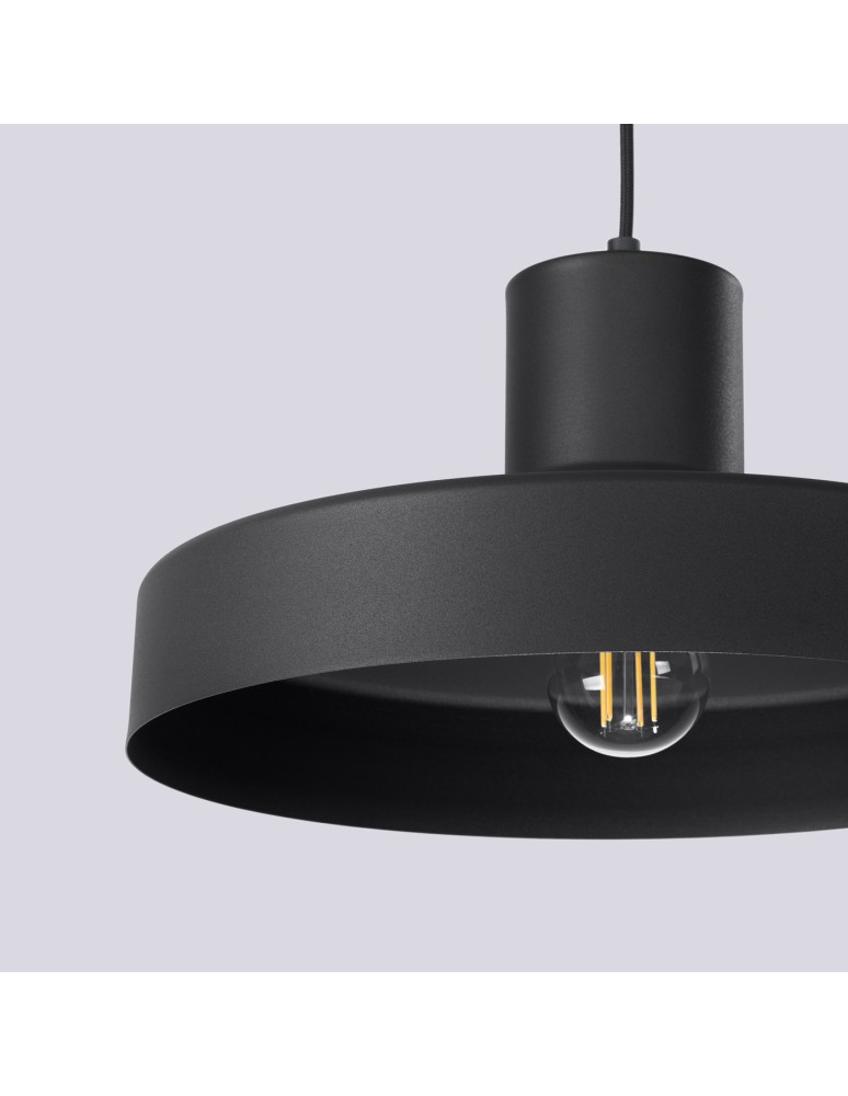 Sollux Lampa wisząca BILO czarna SL.1703