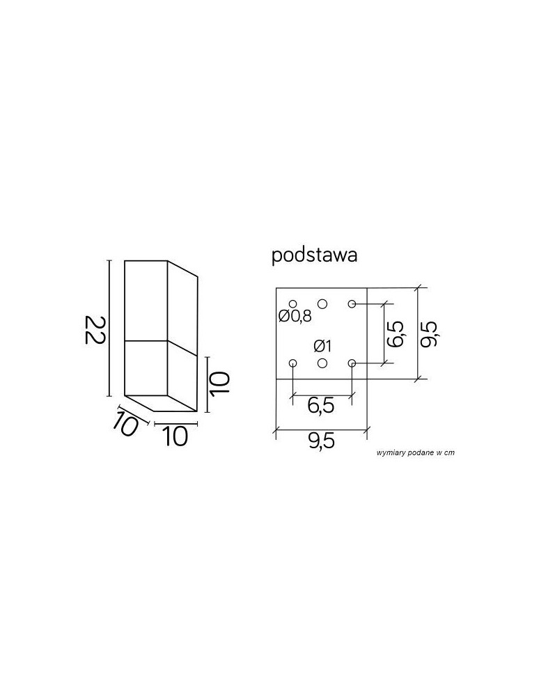 Lampy zewnętrzne sufitowe - SU-MA CUBE MAX 1x20W E27 230V Czarny CB-MAX S BL Plafon - product kolory-swiatla.pl 3
