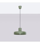 Lampy wiszące w stylu skandynawskim - Sollux Lampa wisząca BILO zielona oliwka SL.1705 - product 2